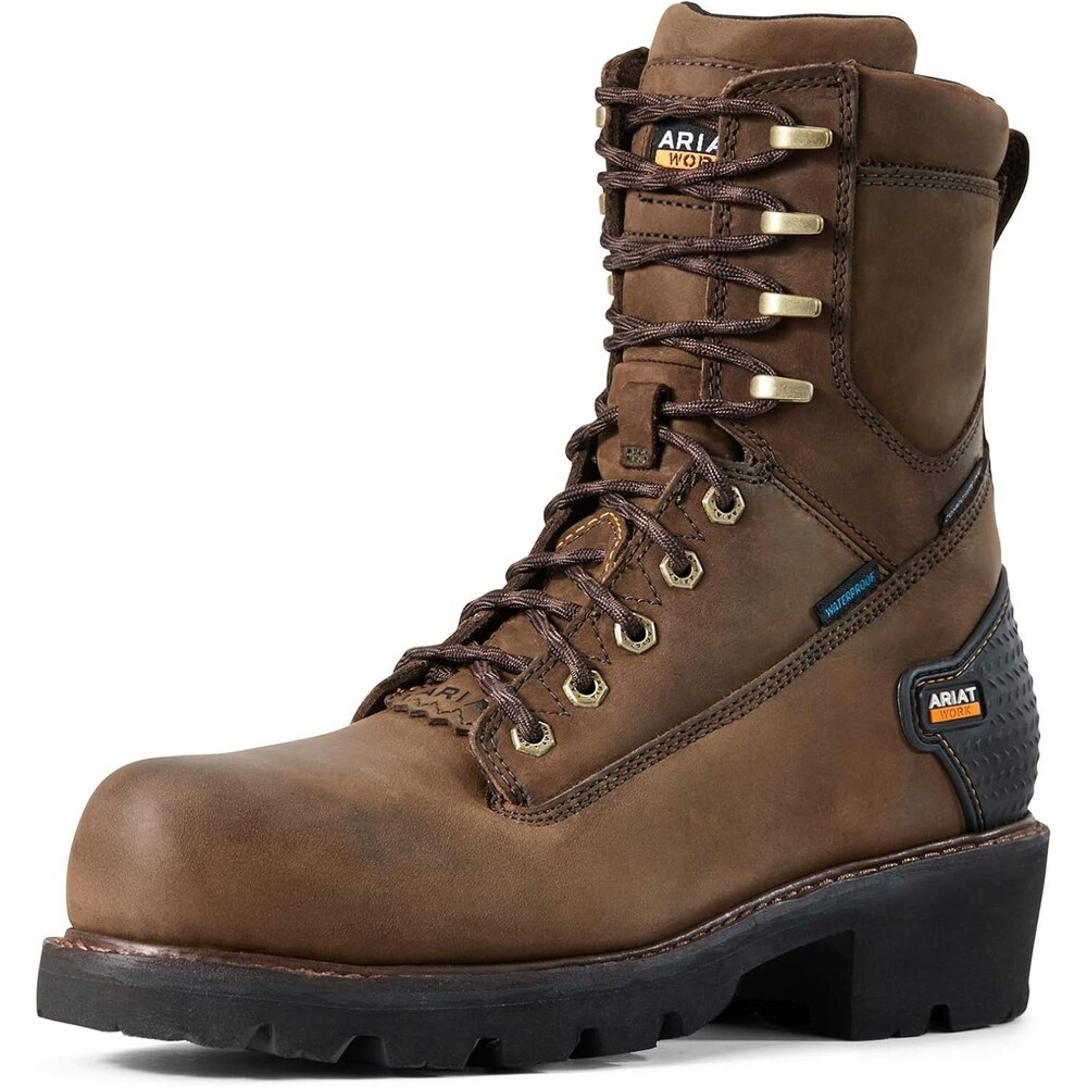 ARIAT Men's Work Boot, Oily Distressed Brown, Size 9.5